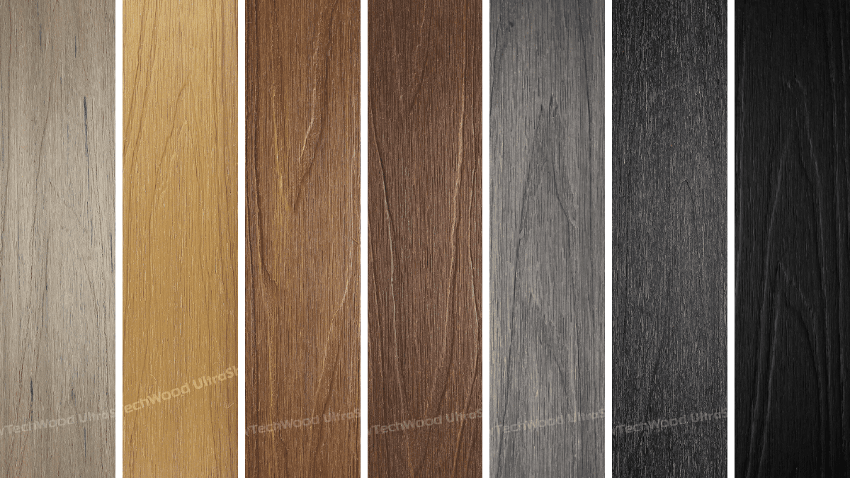 revêtement mural bois composite couleurs tendance - newtechwood canada