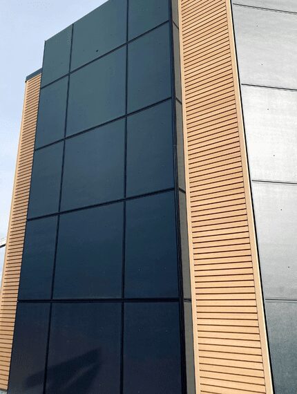 fluted panel large strips newtechwood canada composite wood