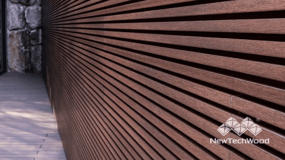 original fluted siding by newtechwood canada - composite wood